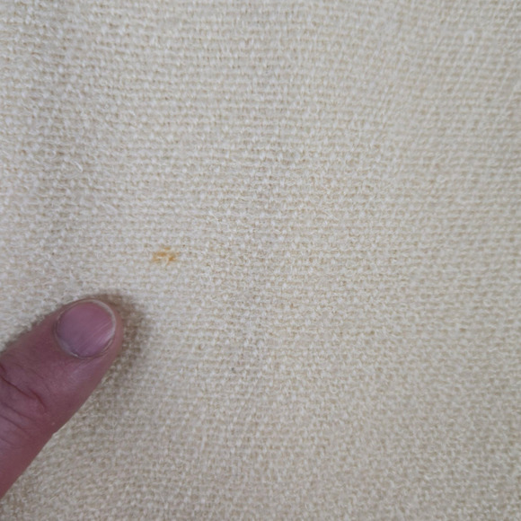 50s Vintage Bonwitt Teller Cream Wool Jackie O Cropped Blazer Skirt Suit Size 4 - Picture 2 of 16